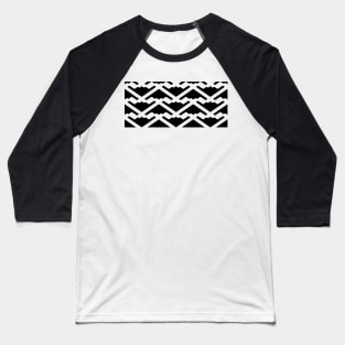 Northrop Grumman B-2 Spirit - Black Pattern Design Baseball T-Shirt